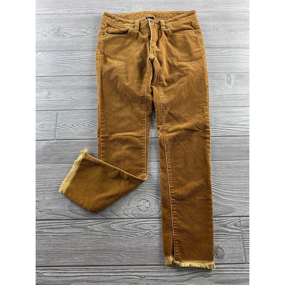 Patagonia Womens Organic Cotton Beige Corduroy Pants Raw Hem Size 25 Pants